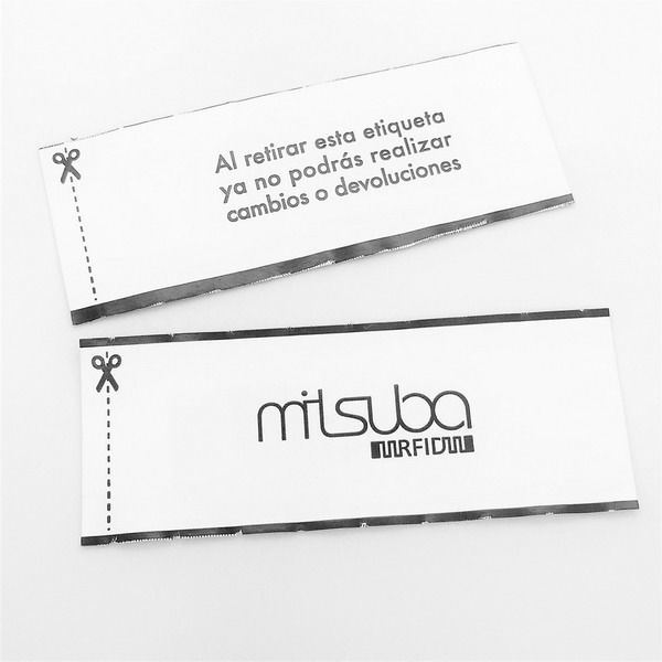 Etiqueta de cuidado RFID para ropa