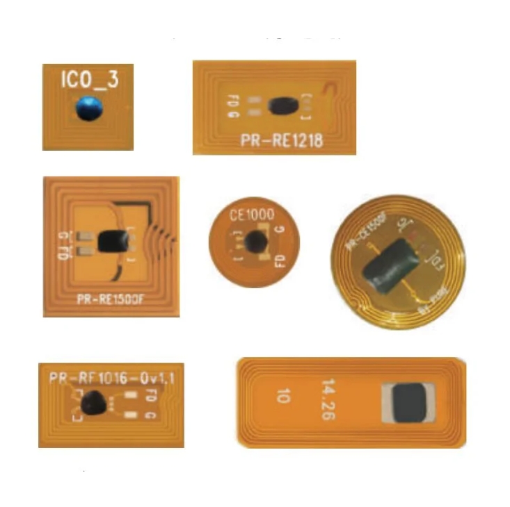 Incrustación RFID de alta temperatura