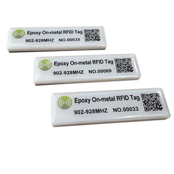 RFID epoxi en etiqueta de metal