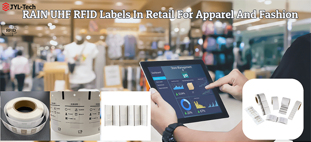 Etiquetas RAIN UHF RFID en el comercio minorista de indumentaria y moda