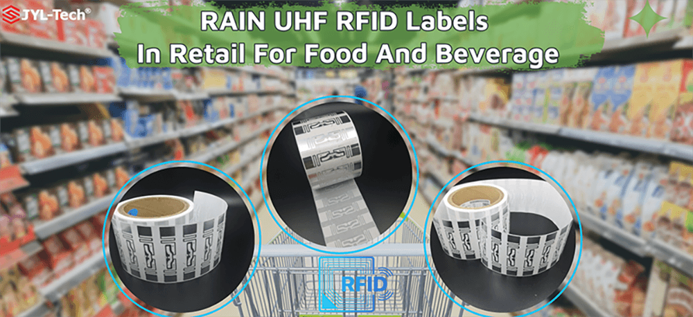 Rain UHF RFID Etiqueta para la gestión de activos y el inventario de almacén